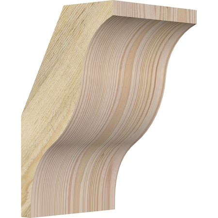 Ekena Millwork 6"W x 6"D x 10"H Funston Rough Sawn Knee Brace, Douglas Fir BRC06X06X10FST00RDF
